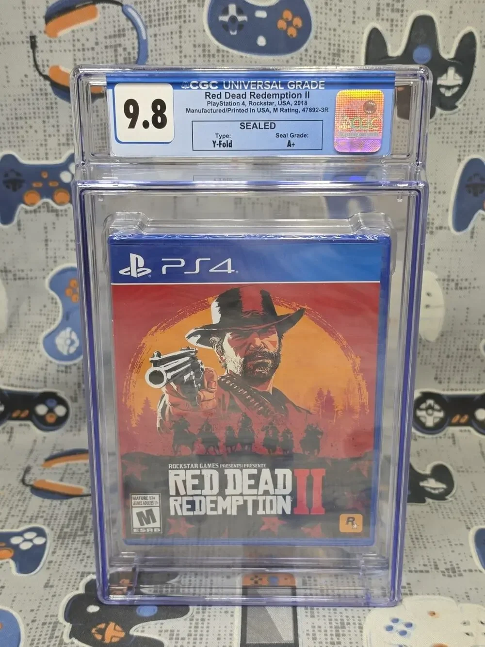 Red Dead Redemption 2 (PlayStation 4, Ps4) GRADED 9.8 A+ CGC NEW SEALED